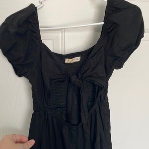 black full body romper